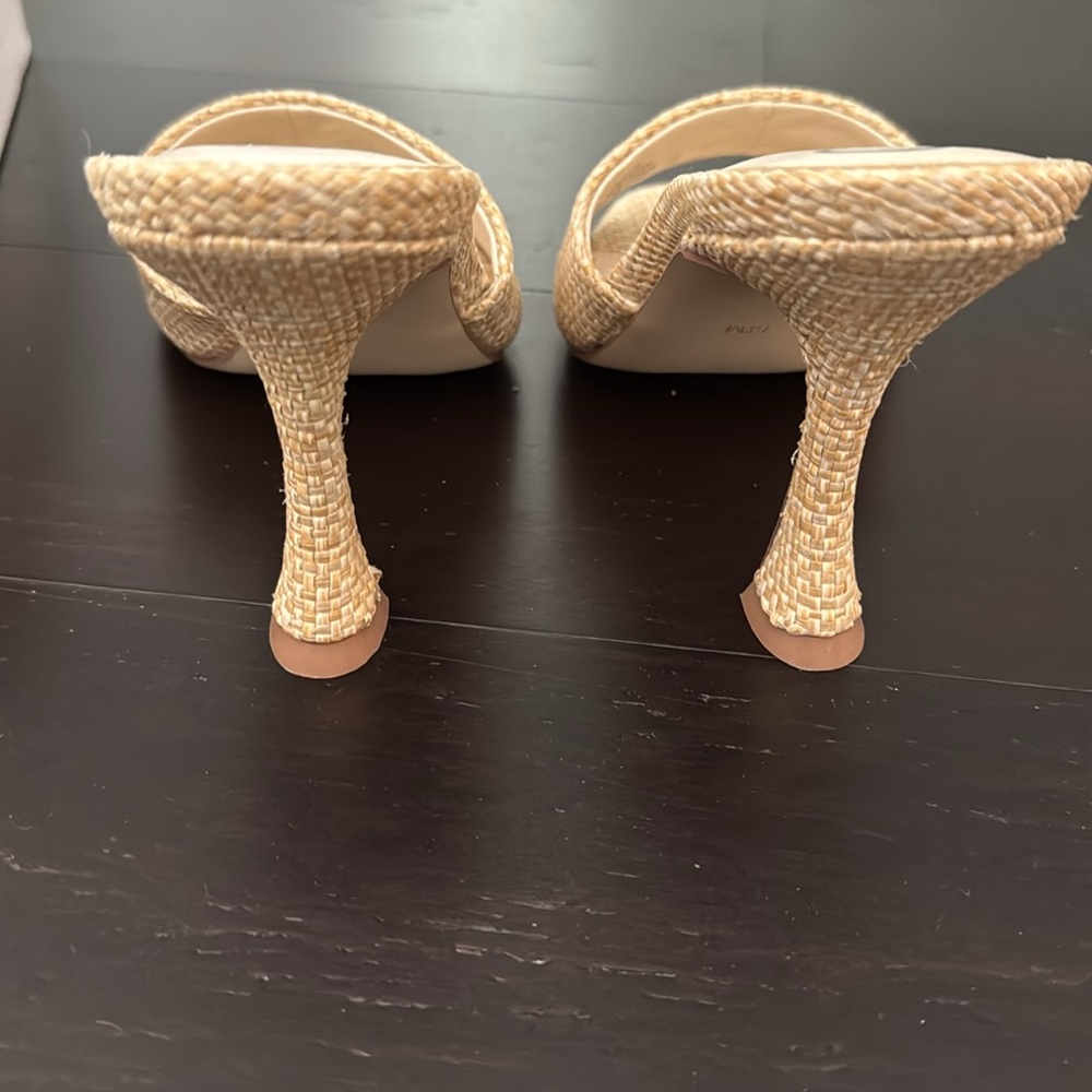 Calvin Klein Brandon Raffia Heels - Picture 2 of 4